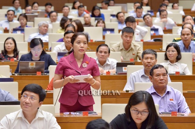 ĐBQH LÊ THỊ THANH XUÂN CHẤT VẤN VỀ VIỆC BẢO VỆ TRẺ EM TRÊN MÔI TRƯỜNG MẠNG